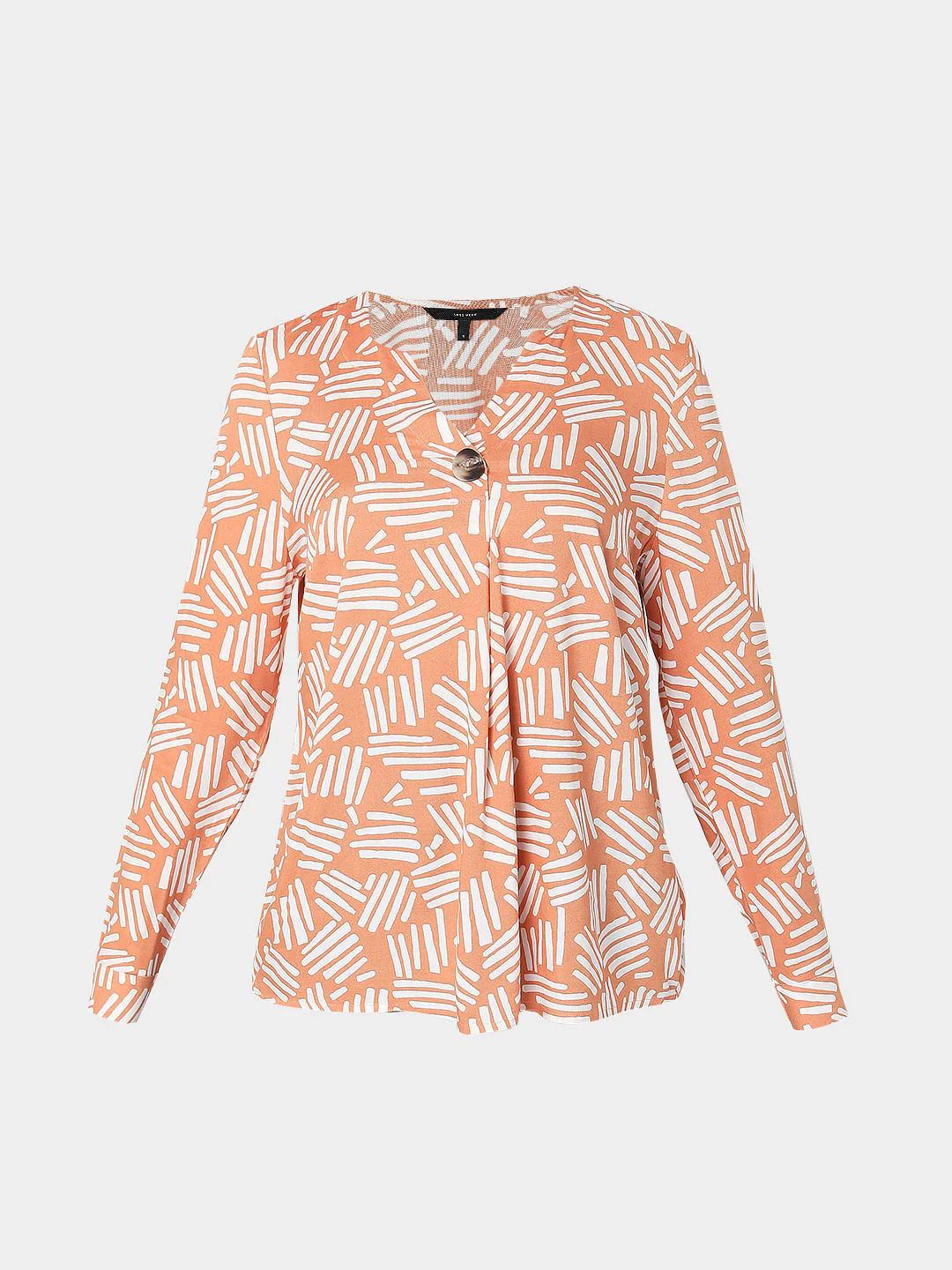 Orange Printed Top - Image 7