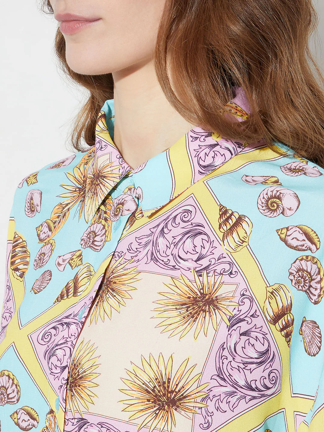 Purple Abstract Print Shirt - Image 8