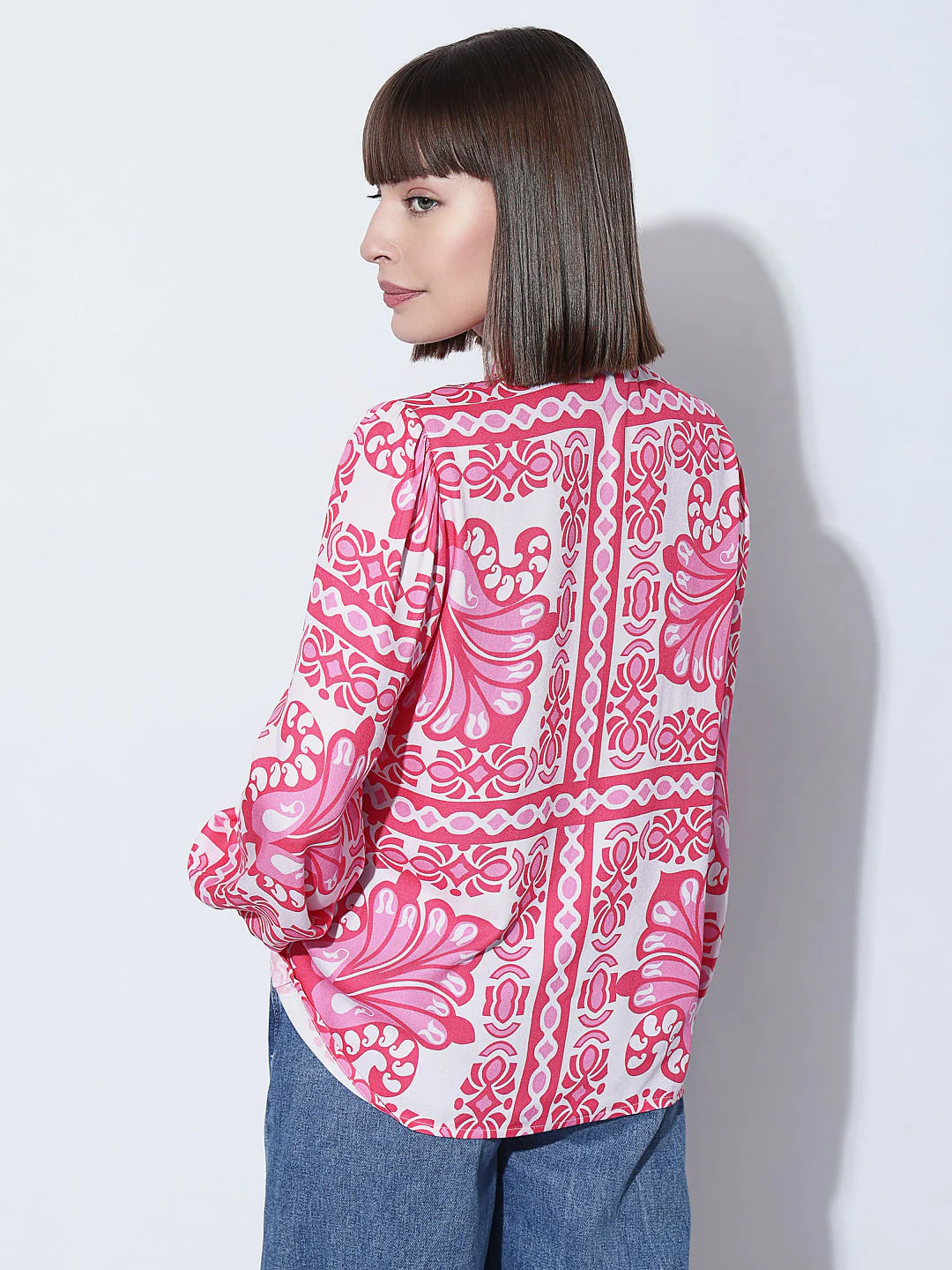 Pink Printed Shirt - Image 4