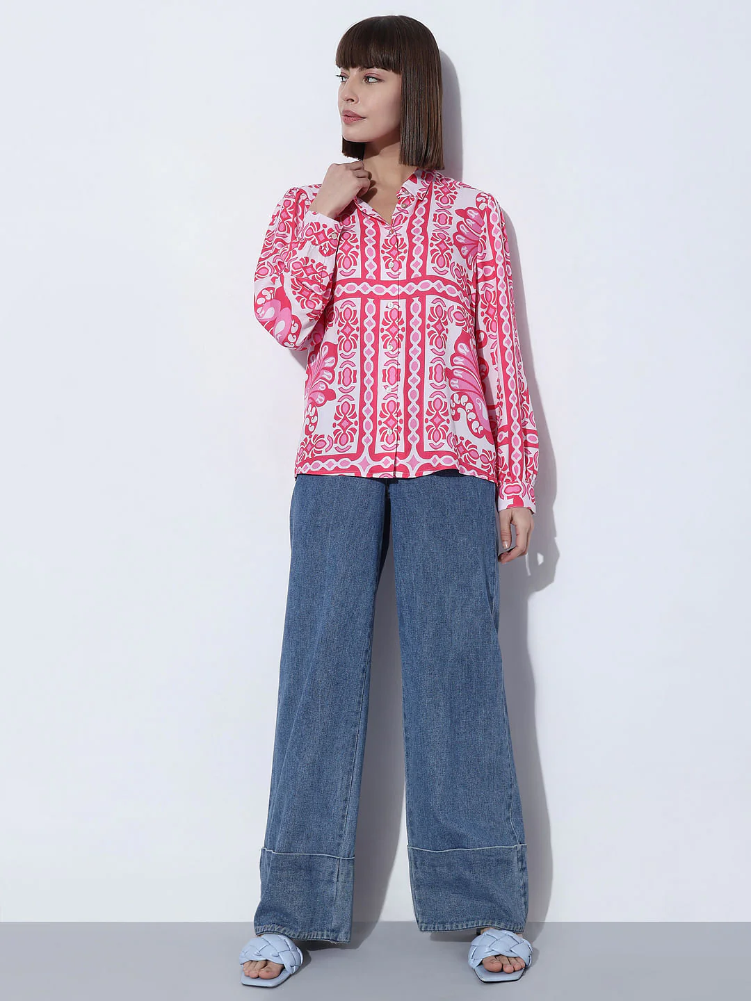 Pink Printed Shirt - Image 5