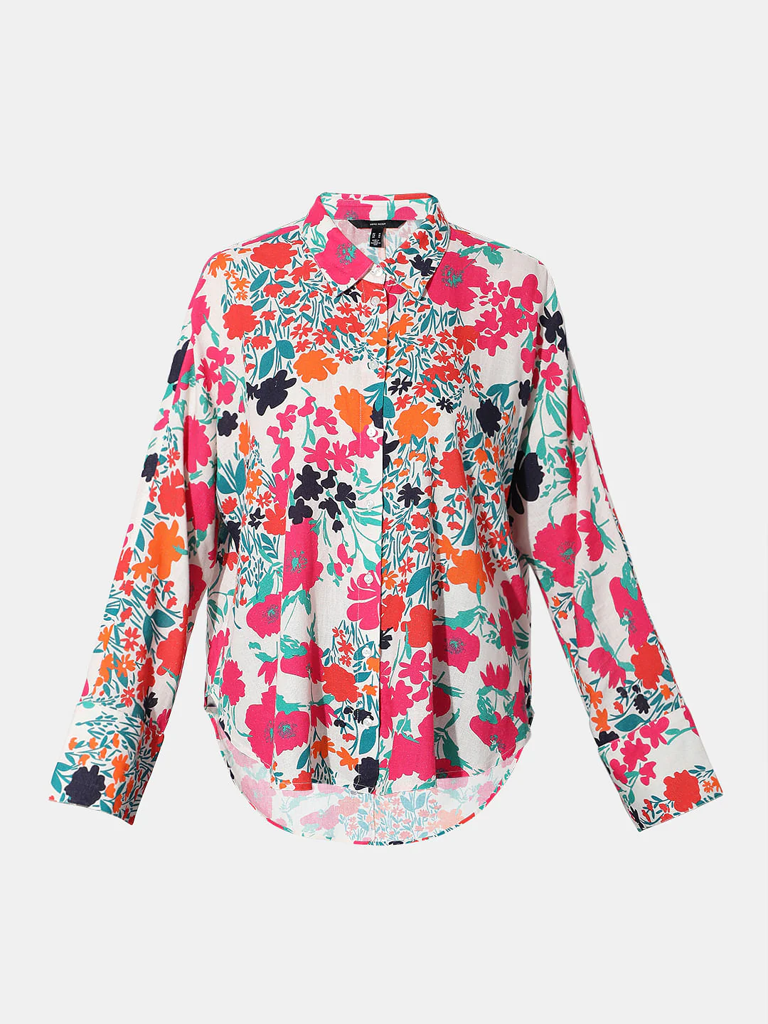 Multi-Colour Floral Print Shirt - Image 7