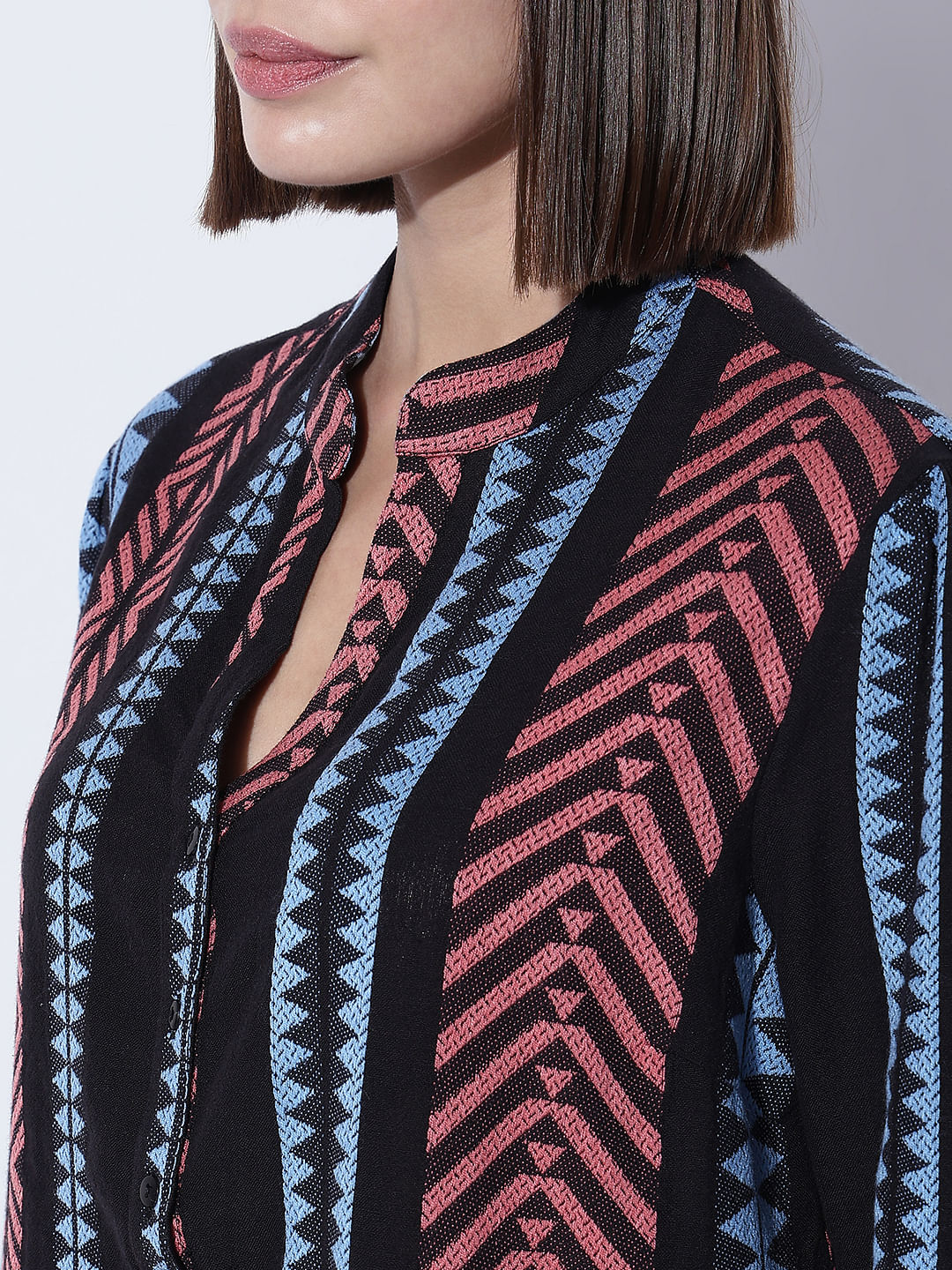 Black Printed Top - Image 8