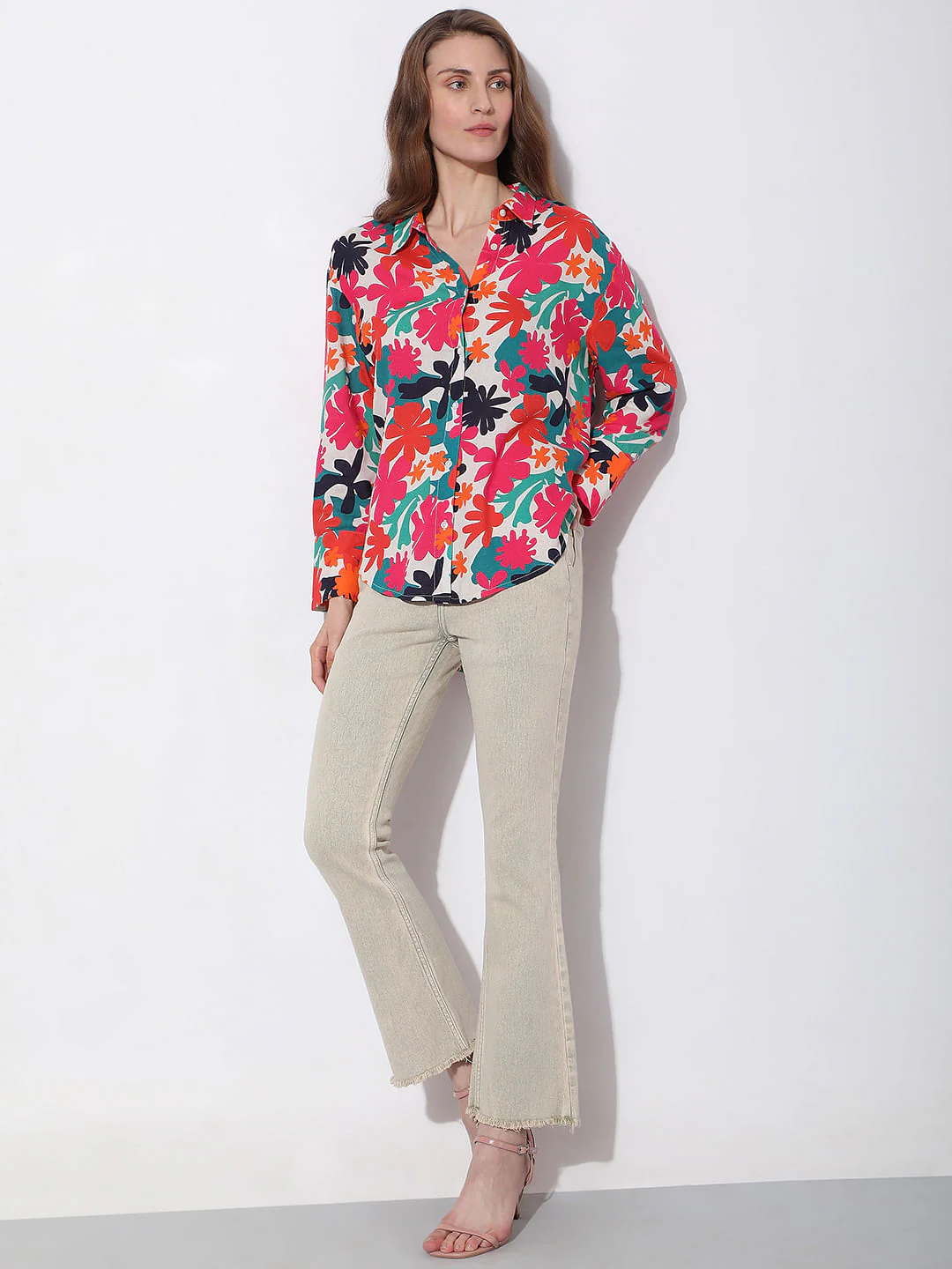 Pink Floral Print Shirt - Image 5