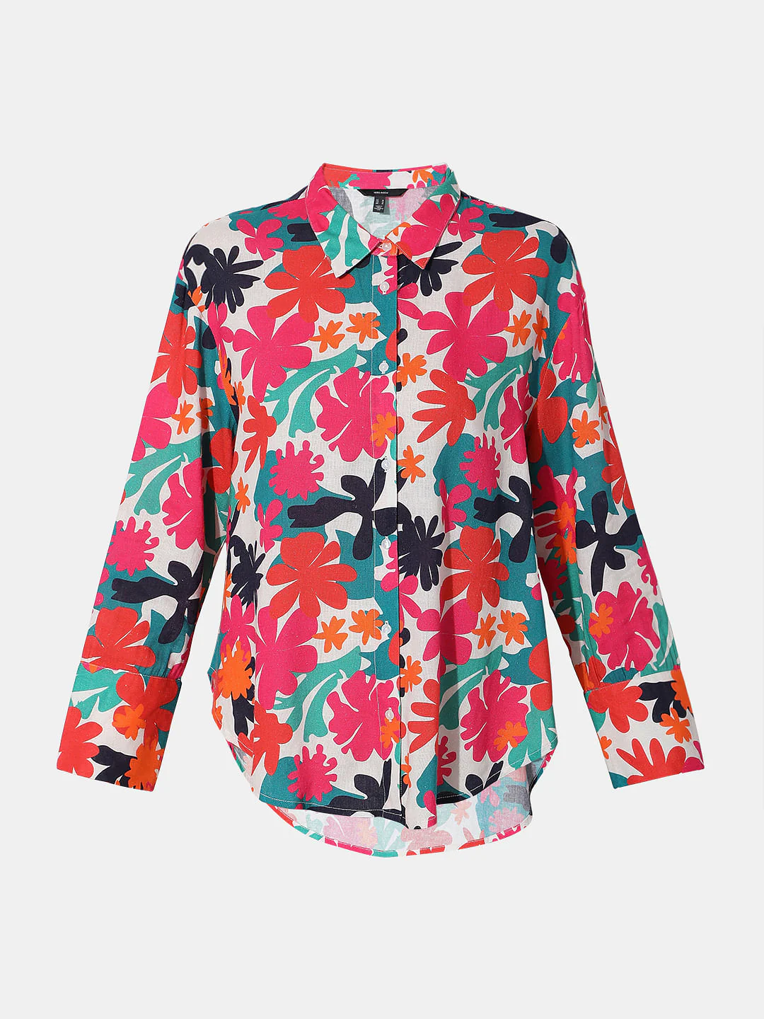 Pink Floral Print Shirt - Image 7