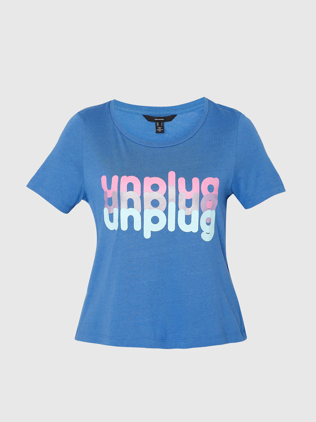 Blue Graphic Print T-Shirt - Image 7