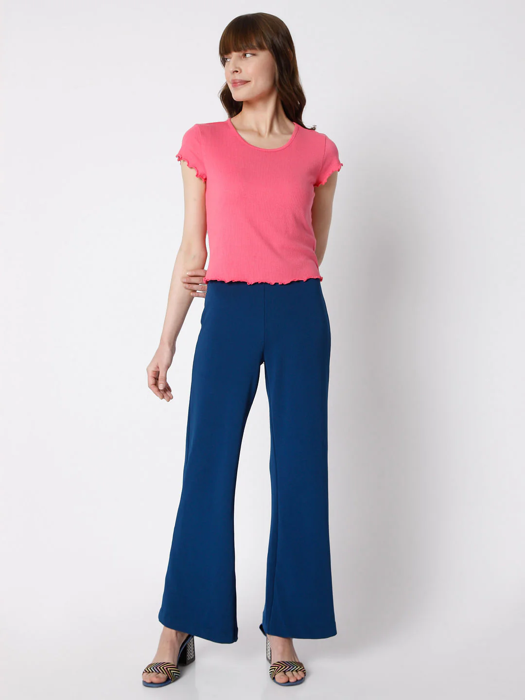 Pink Rib Knit Top - Image 5