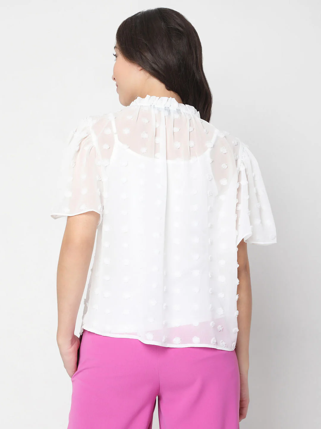White Dobby Top - Image 4
