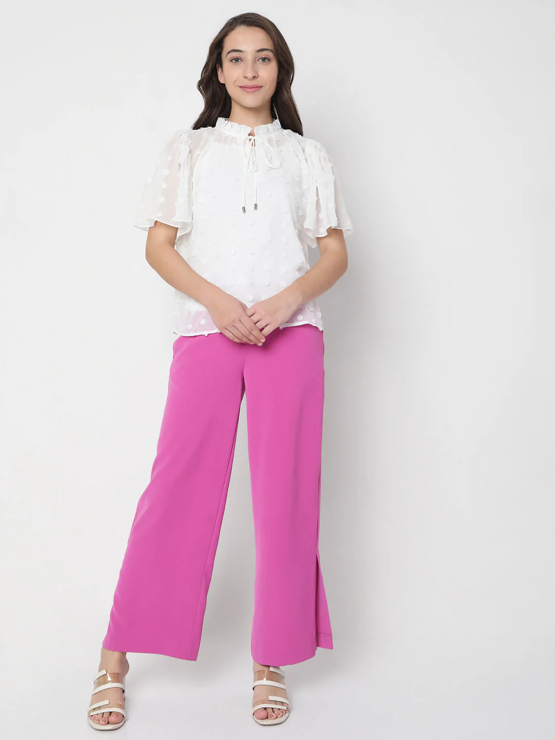 White Dobby Top - Image 5