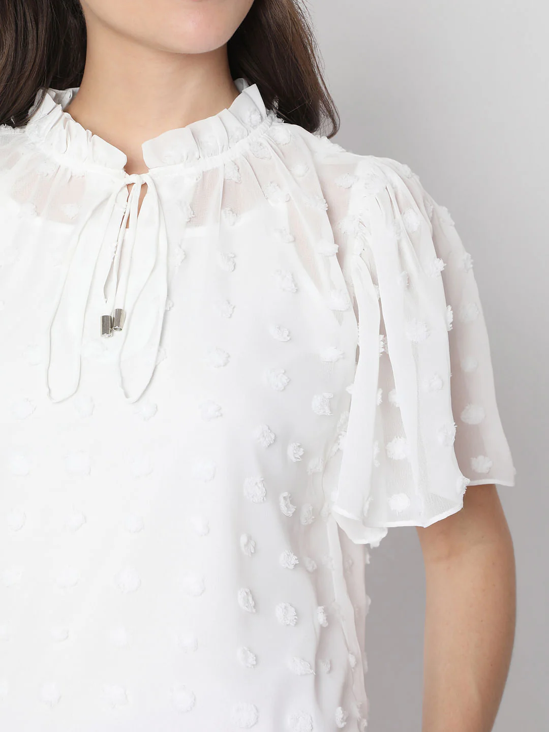 White Dobby Top - Image 6