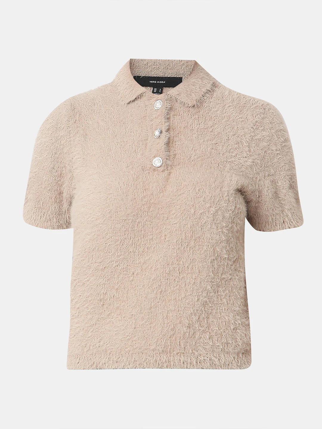Beige Polo Neck Pullover - Image 7