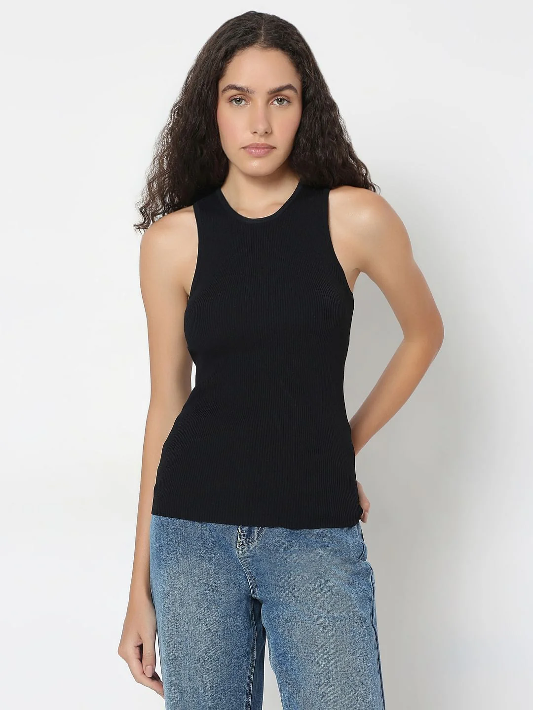 Black Tank Top - Image 2