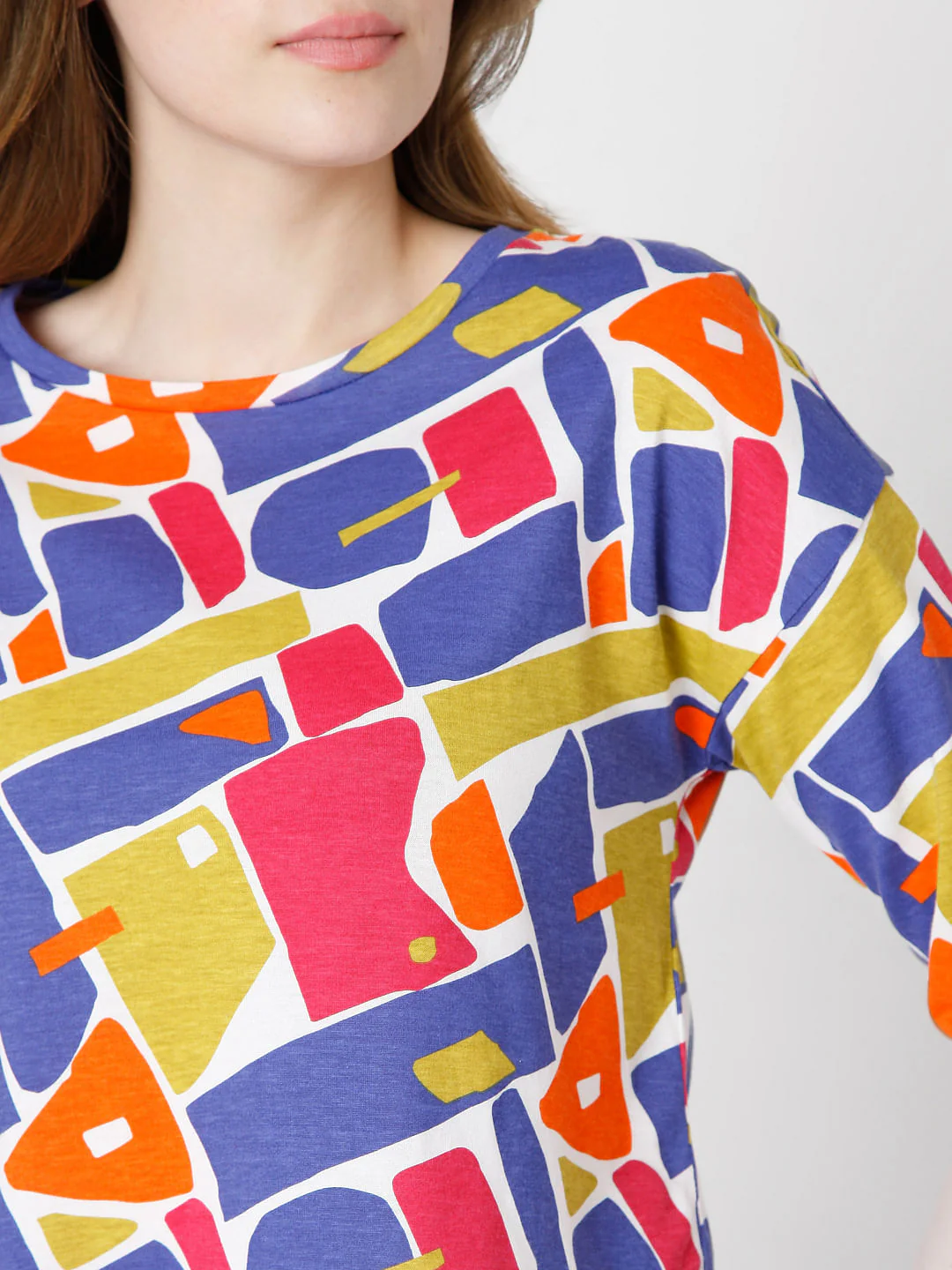 Multi-Coloured Cropped T-Shirt - Image 6