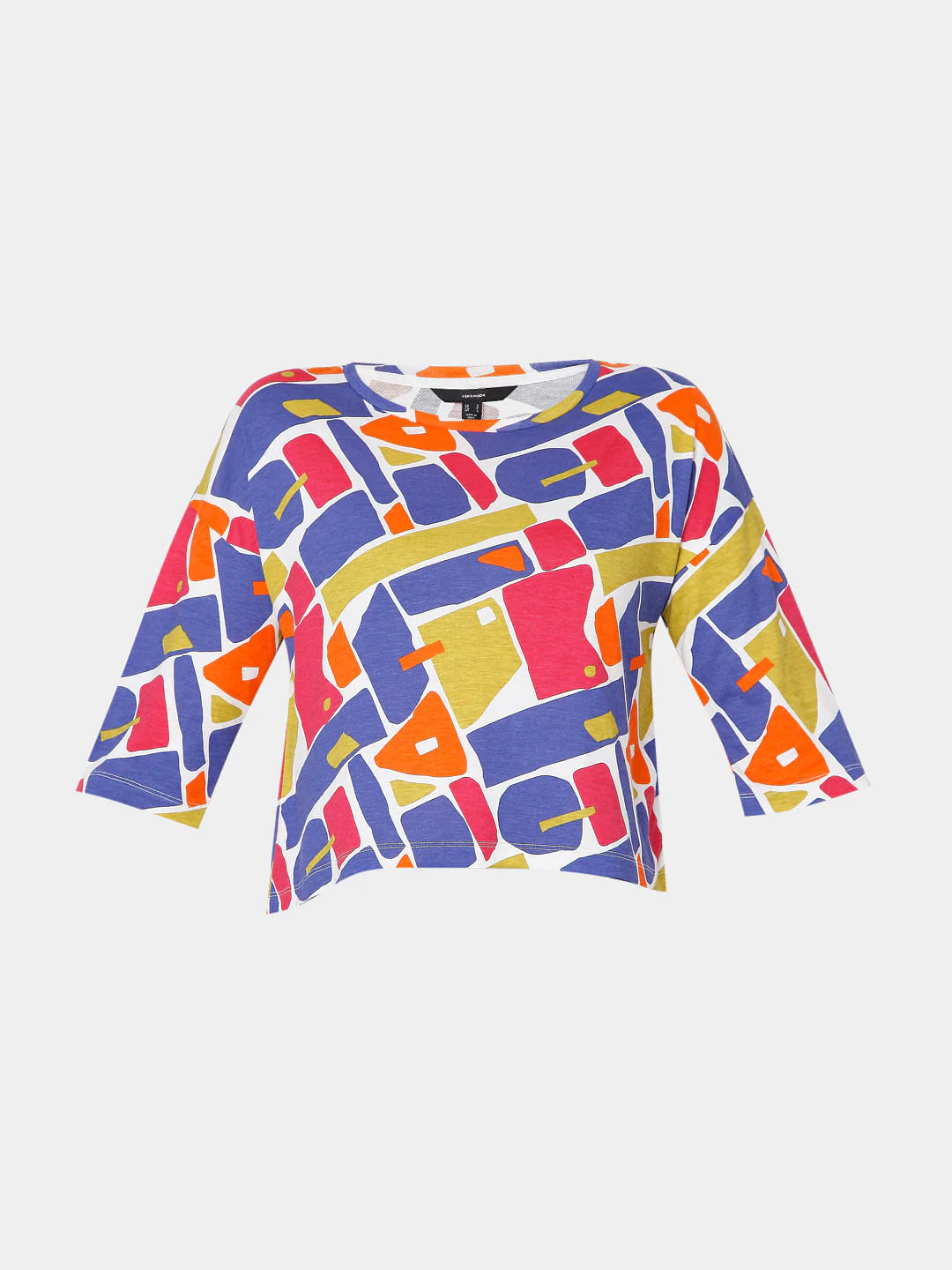 Multi-Coloured Cropped T-Shirt - Image 7