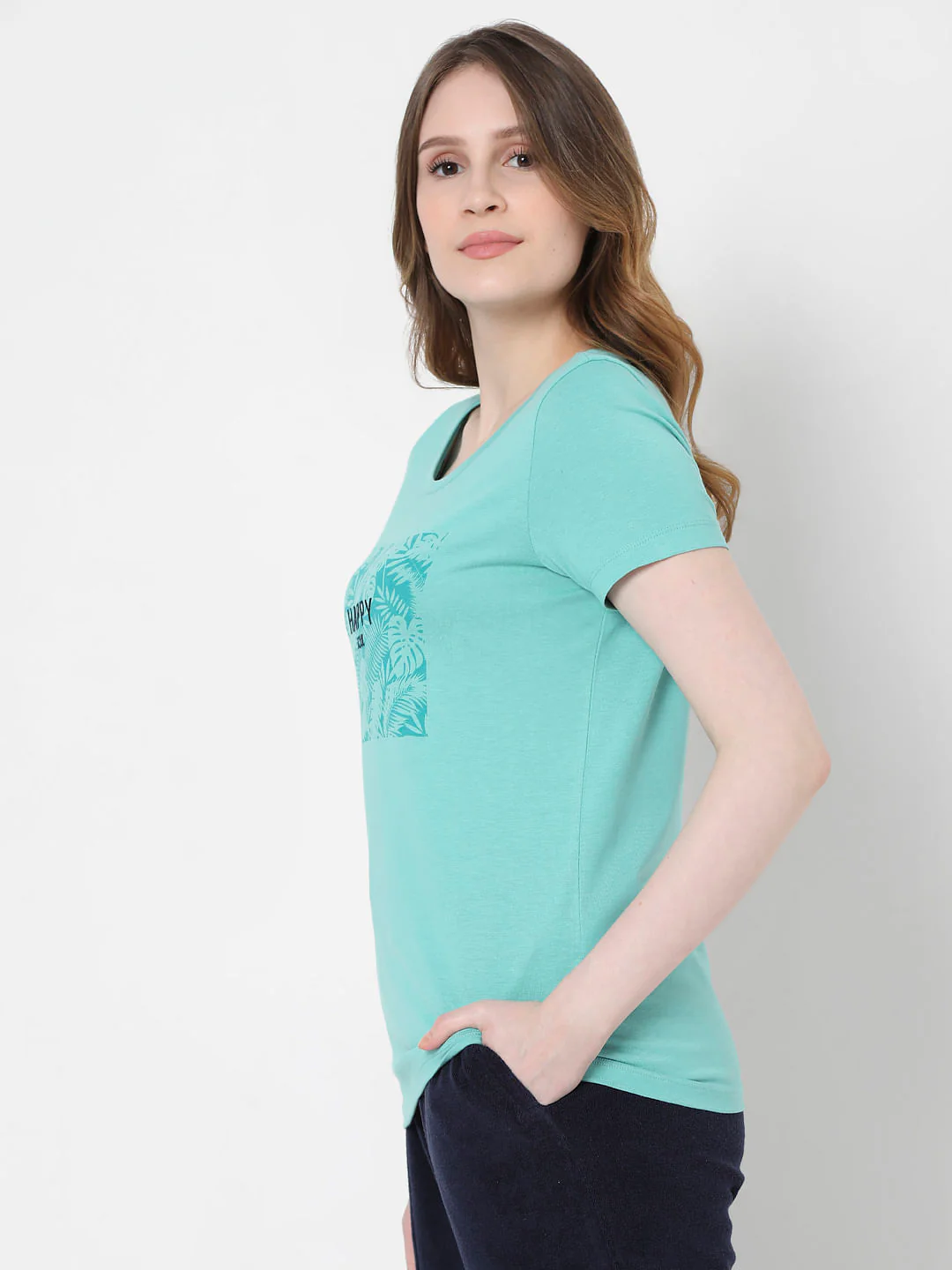 Blue Graphic Print T-Shirt - Image 3