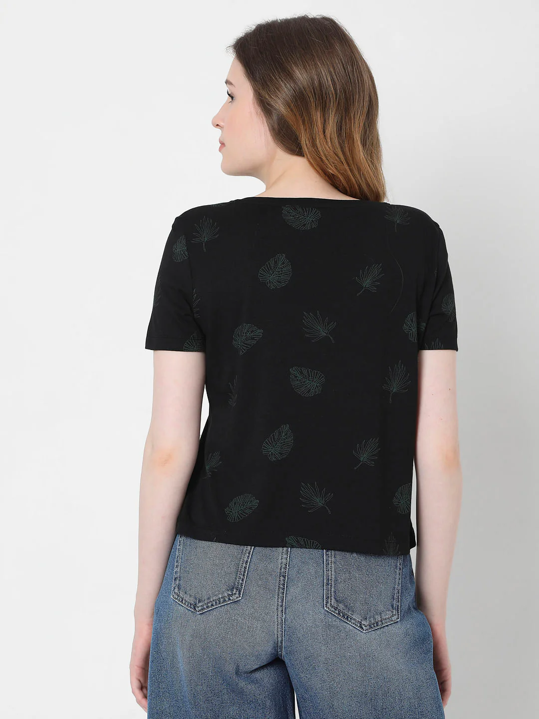 Black Printed T-Shirt - Image 4