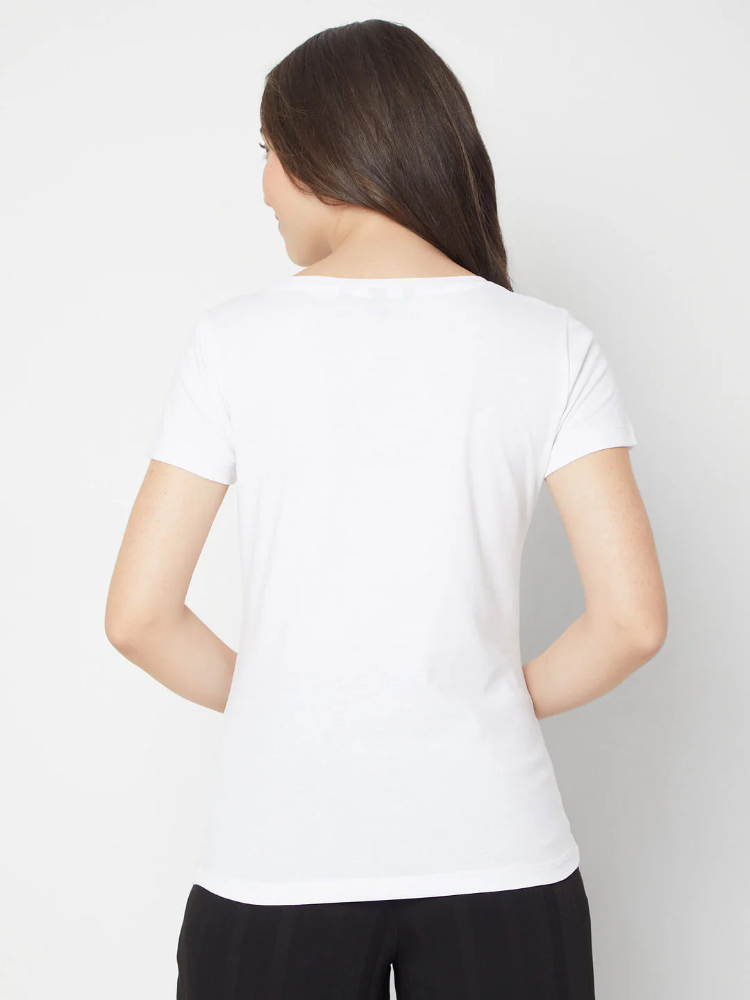 White Graphic Print T-Shirt - Image 4