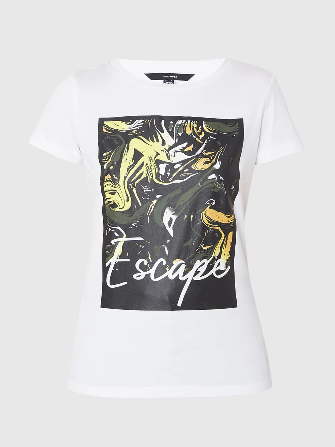 White Graphic Print T-Shirt - Image 7