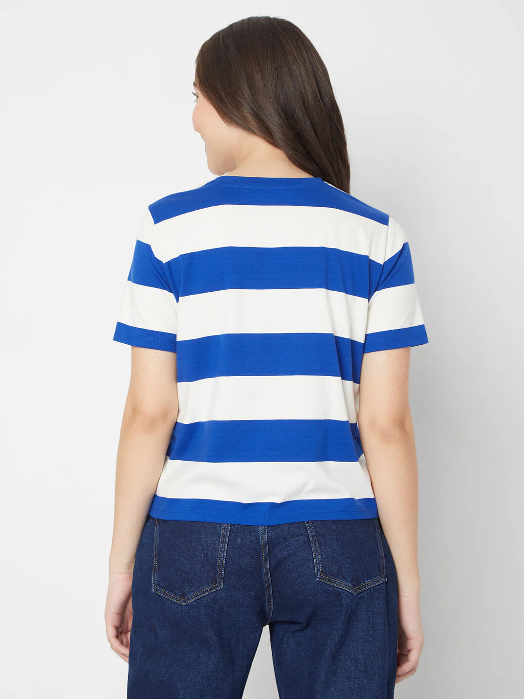 Blue Striped T-Shirt - Image 4