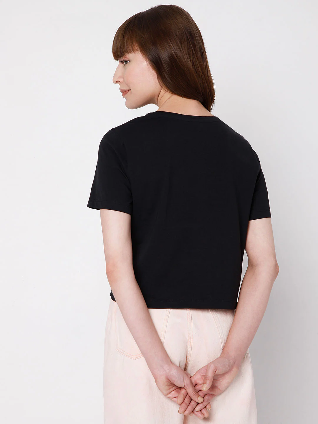 Black Graphic Print T-Shirt - Image 4