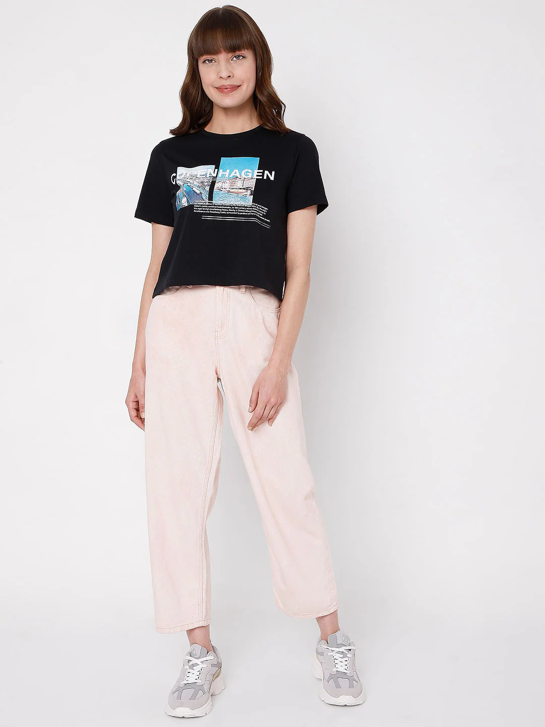 Black Graphic Print T-Shirt - Image 5