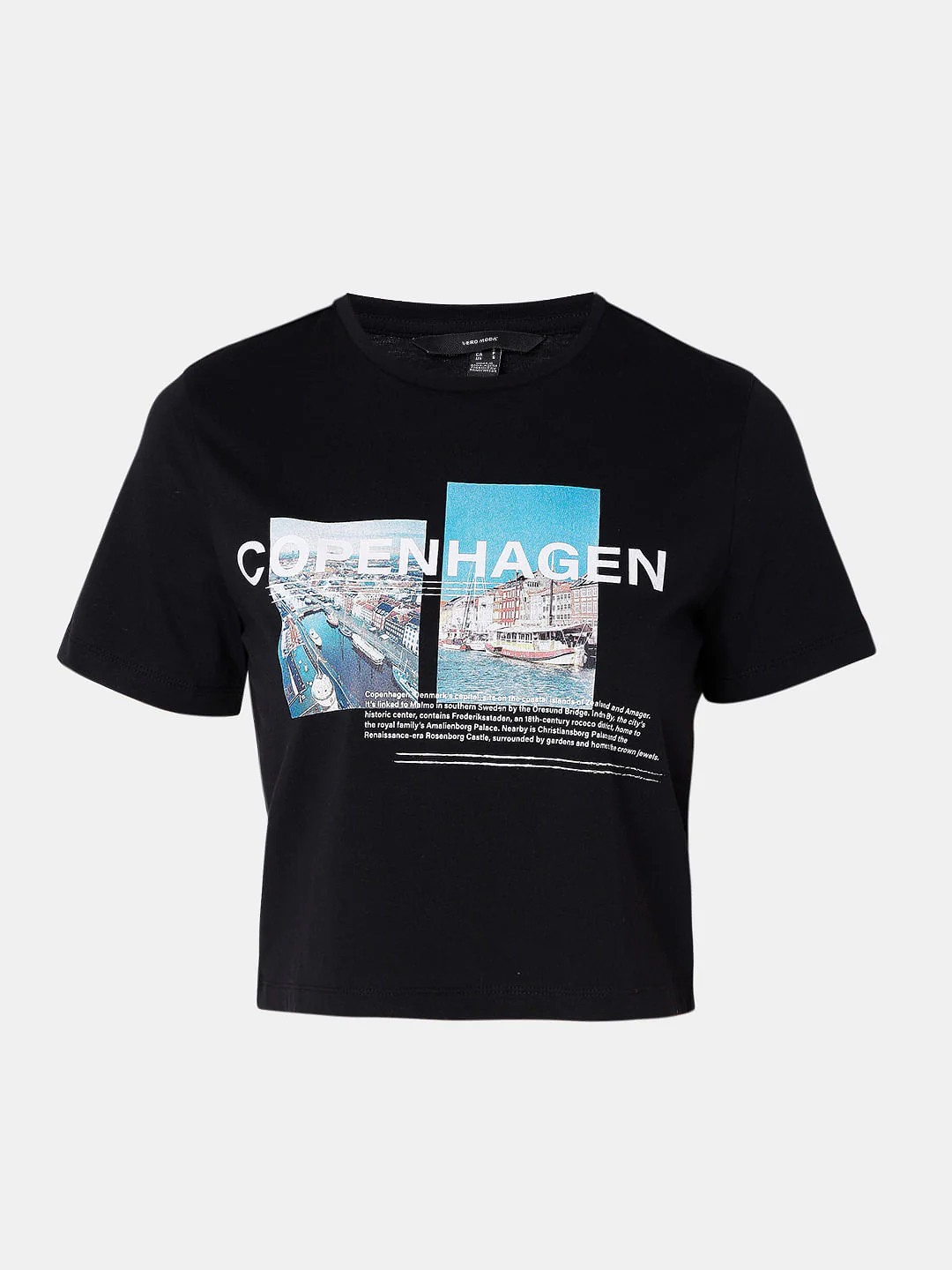 Black Graphic Print T-Shirt - Image 7