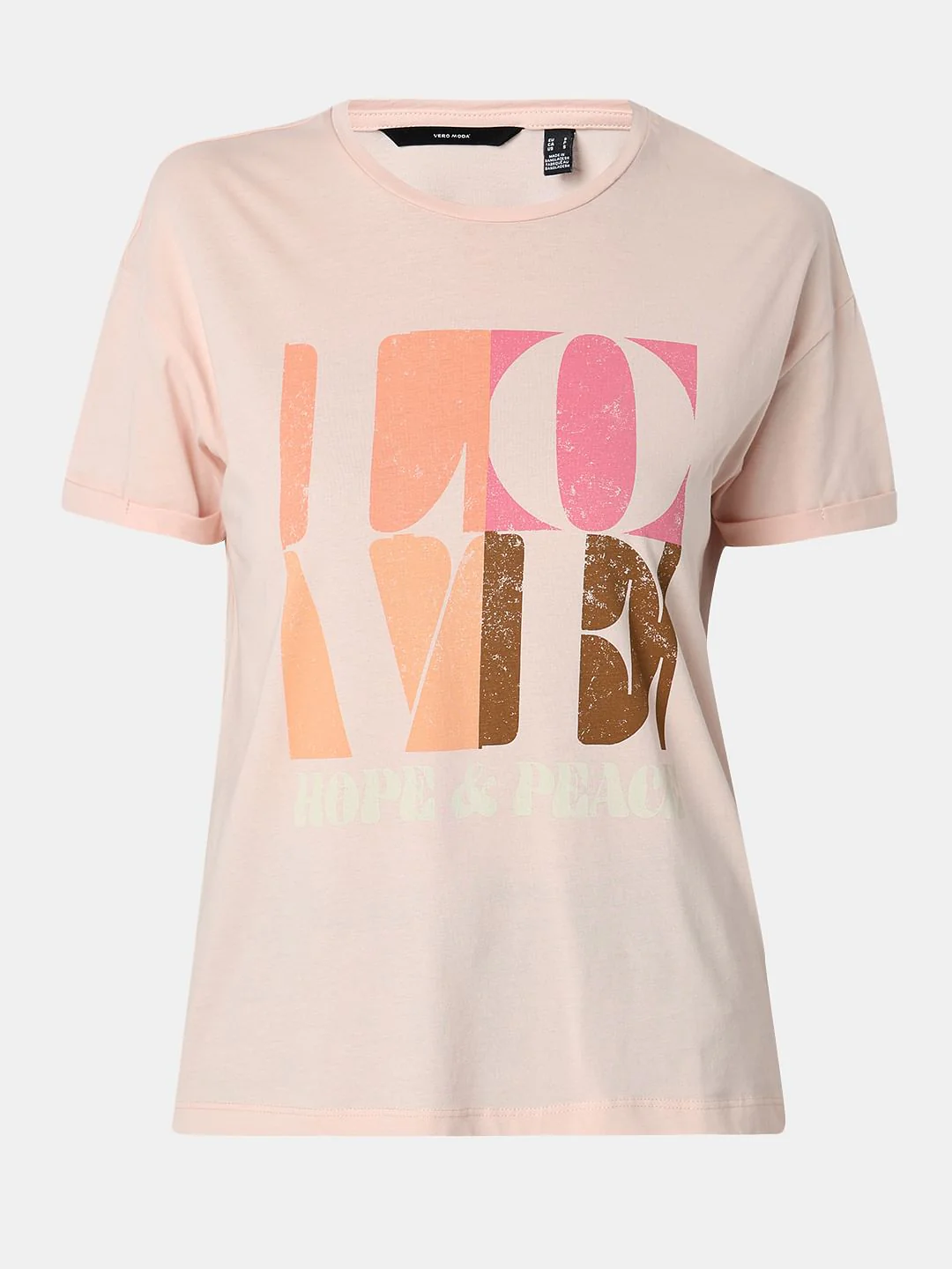 Pink Printed Cotton T-Shirt - Image 7