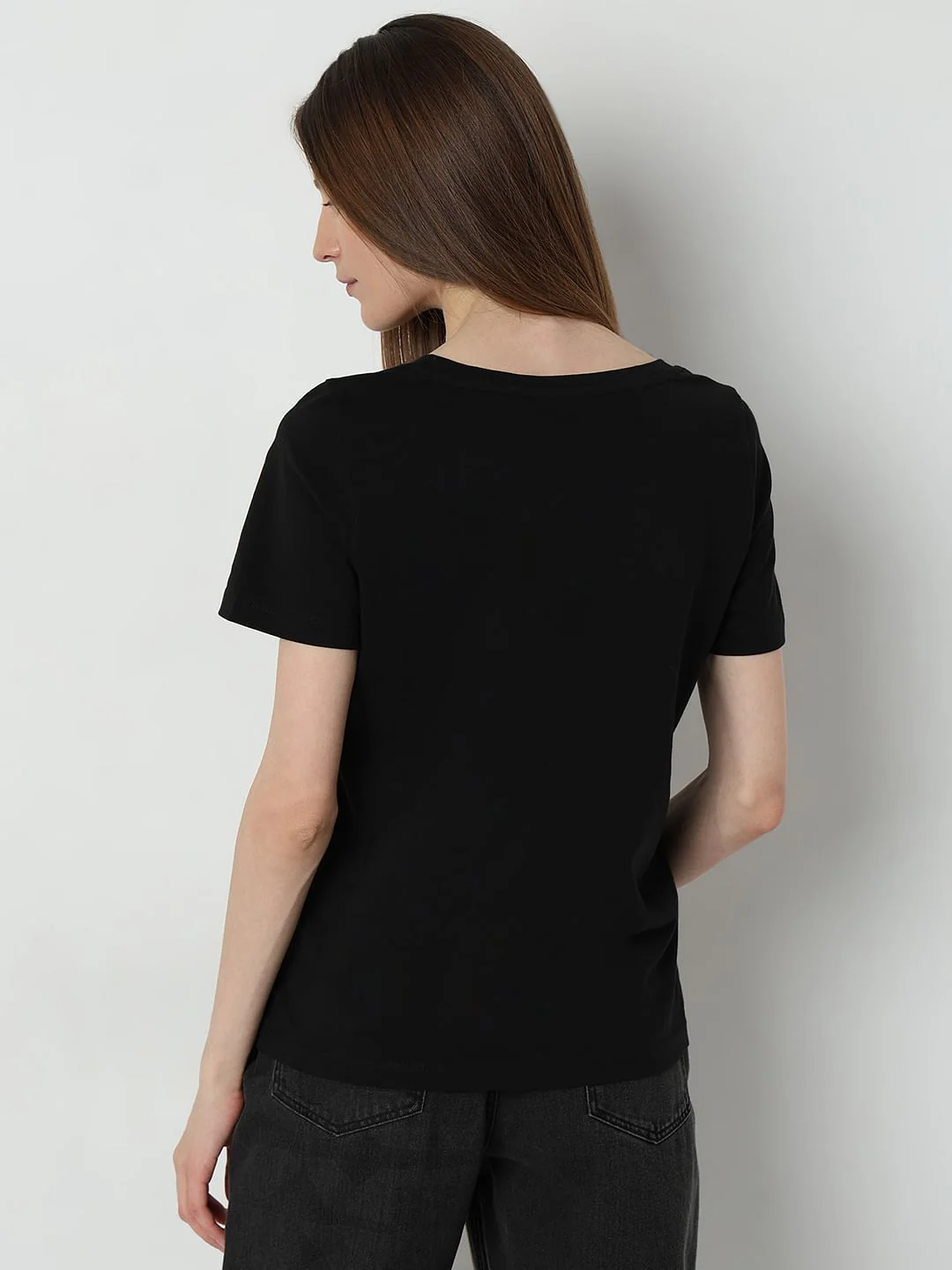 Black Organic Cotton T-Shirt - Image 4