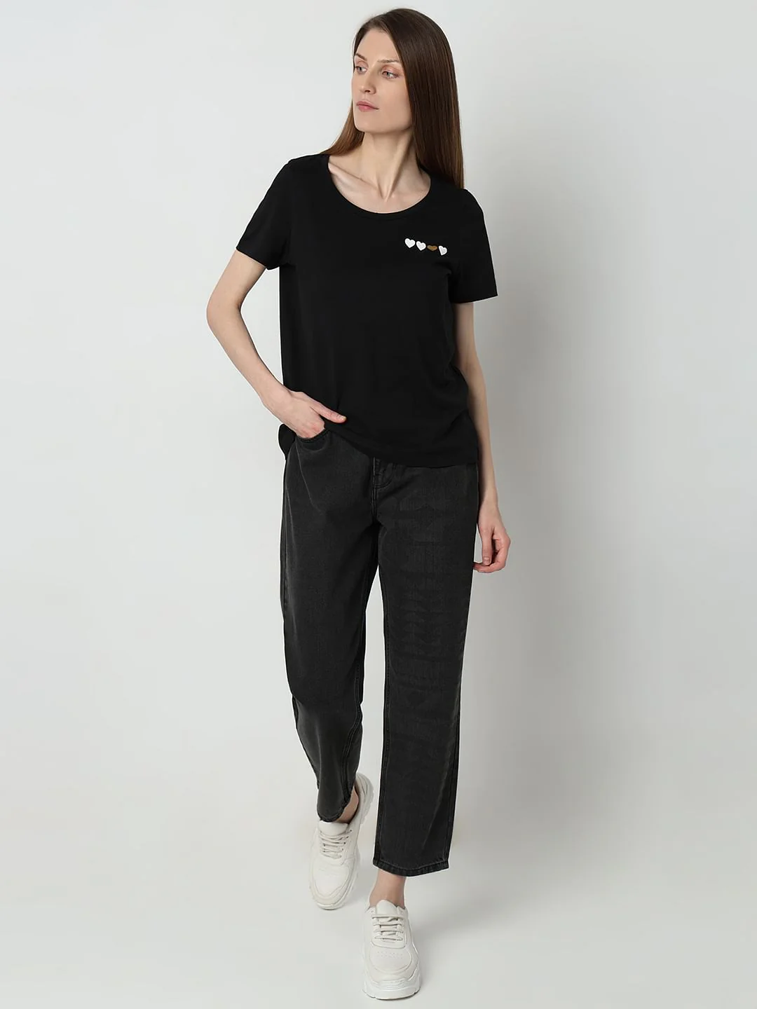 Black Organic Cotton T-Shirt - Image 5