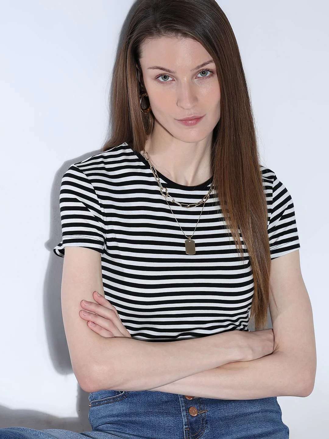 Black Striped T-Shirt