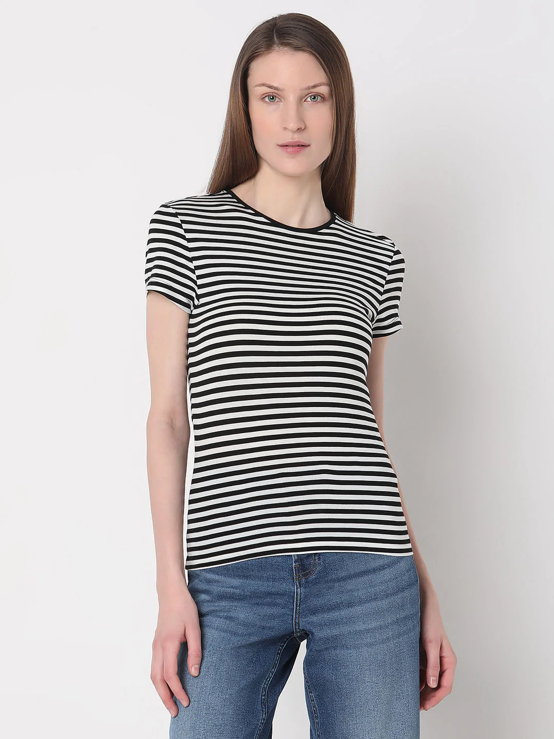 Black Striped T-Shirt - Image 2