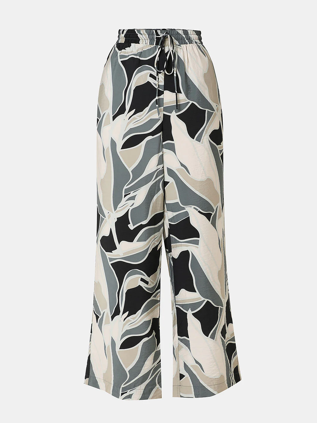 Black Printed Co-Ord Set Pants - Image 7