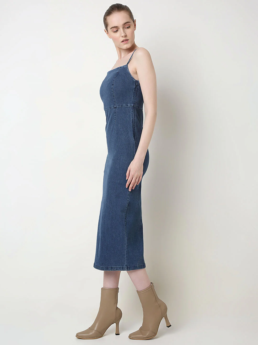 Blue Denim Dress - Image 3