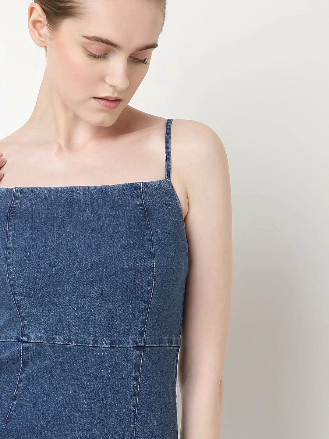 Blue Denim Dress - Image 5
