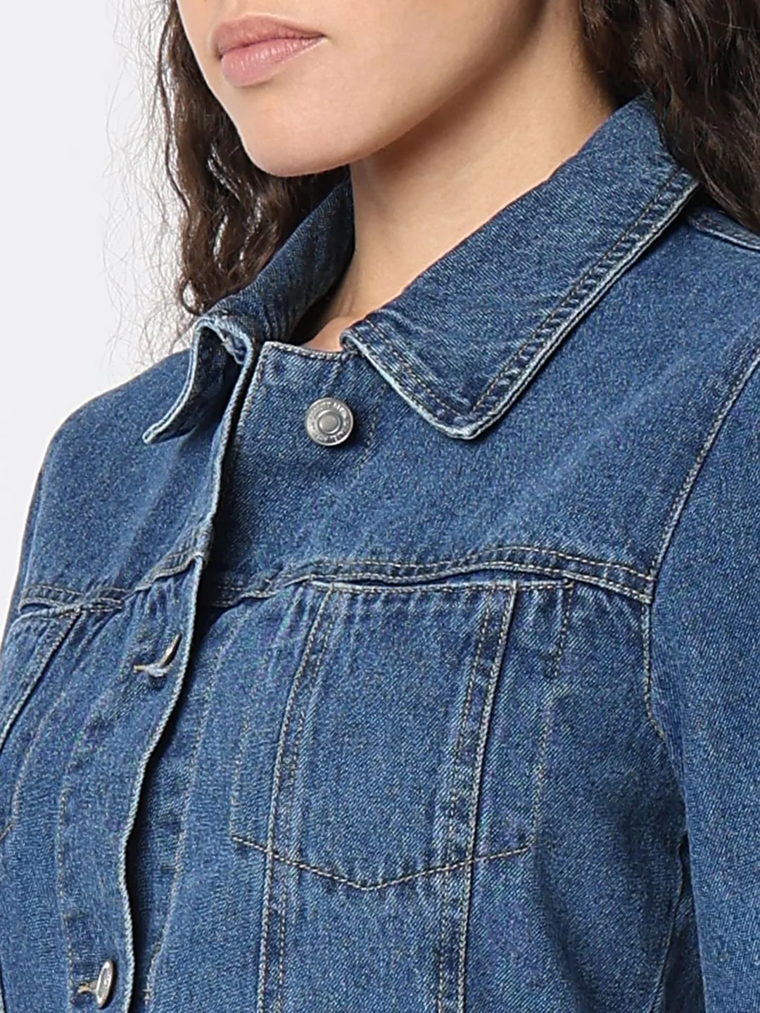 Blue Denim Shirt Dress - Image 6