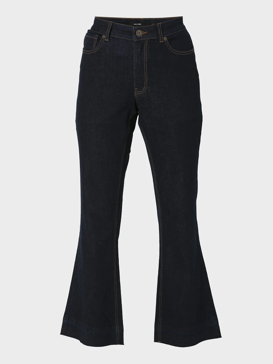 Dark Blue Mid Rise Petra Bootcut Jeans - Image 7