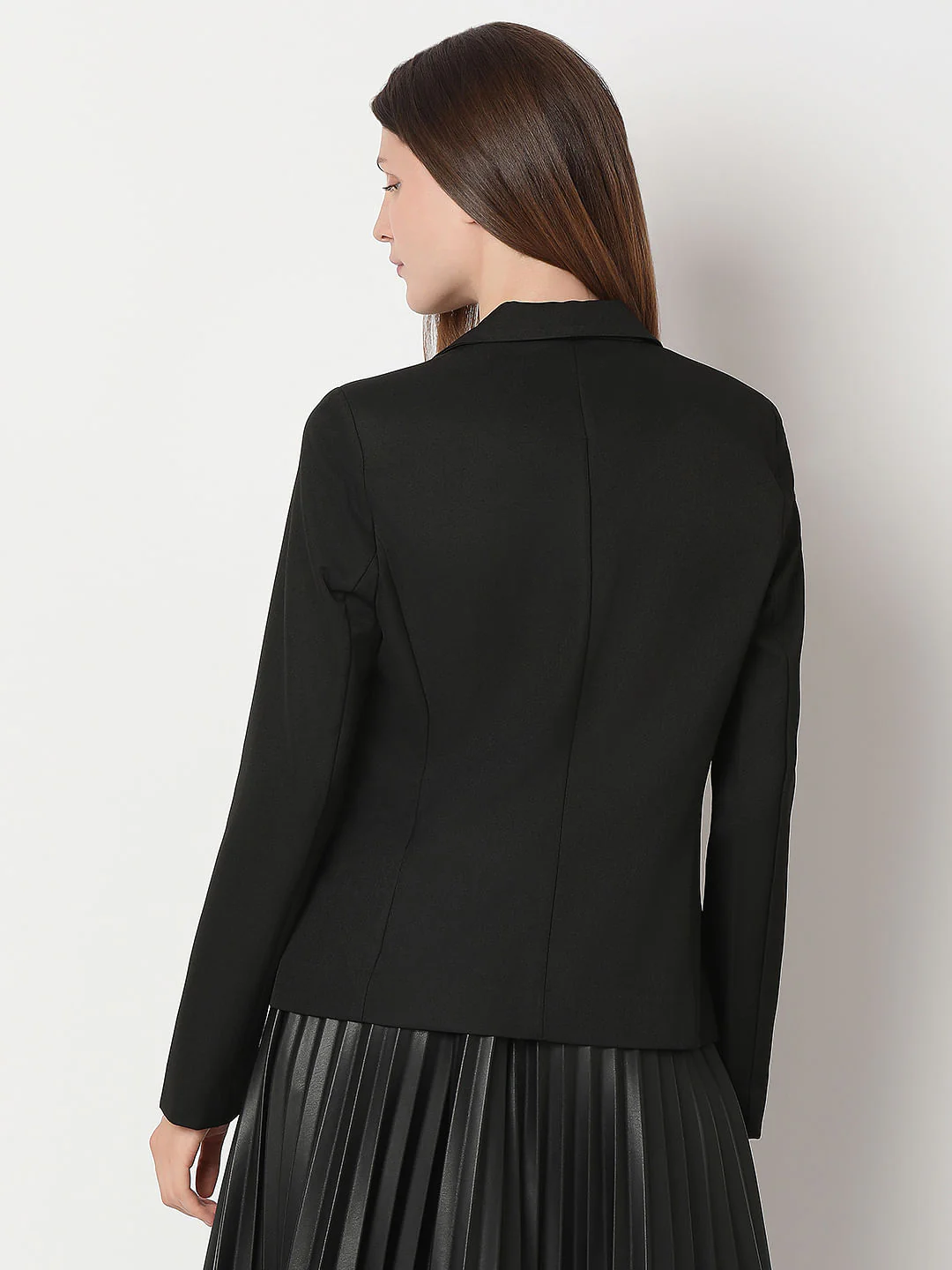 Black Single Breasted Blazer - Image 4