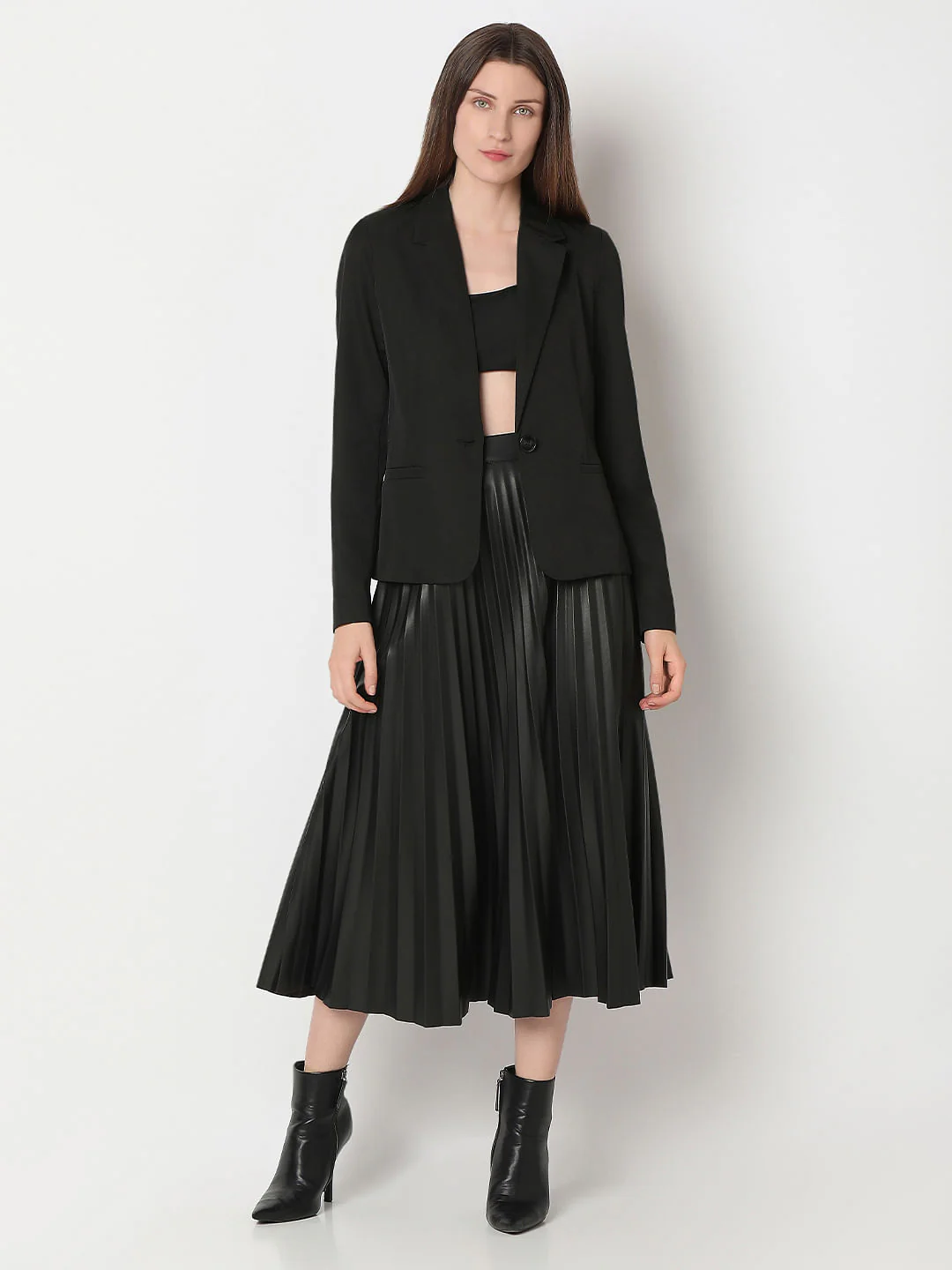 Black Single Breasted Blazer - Image 5