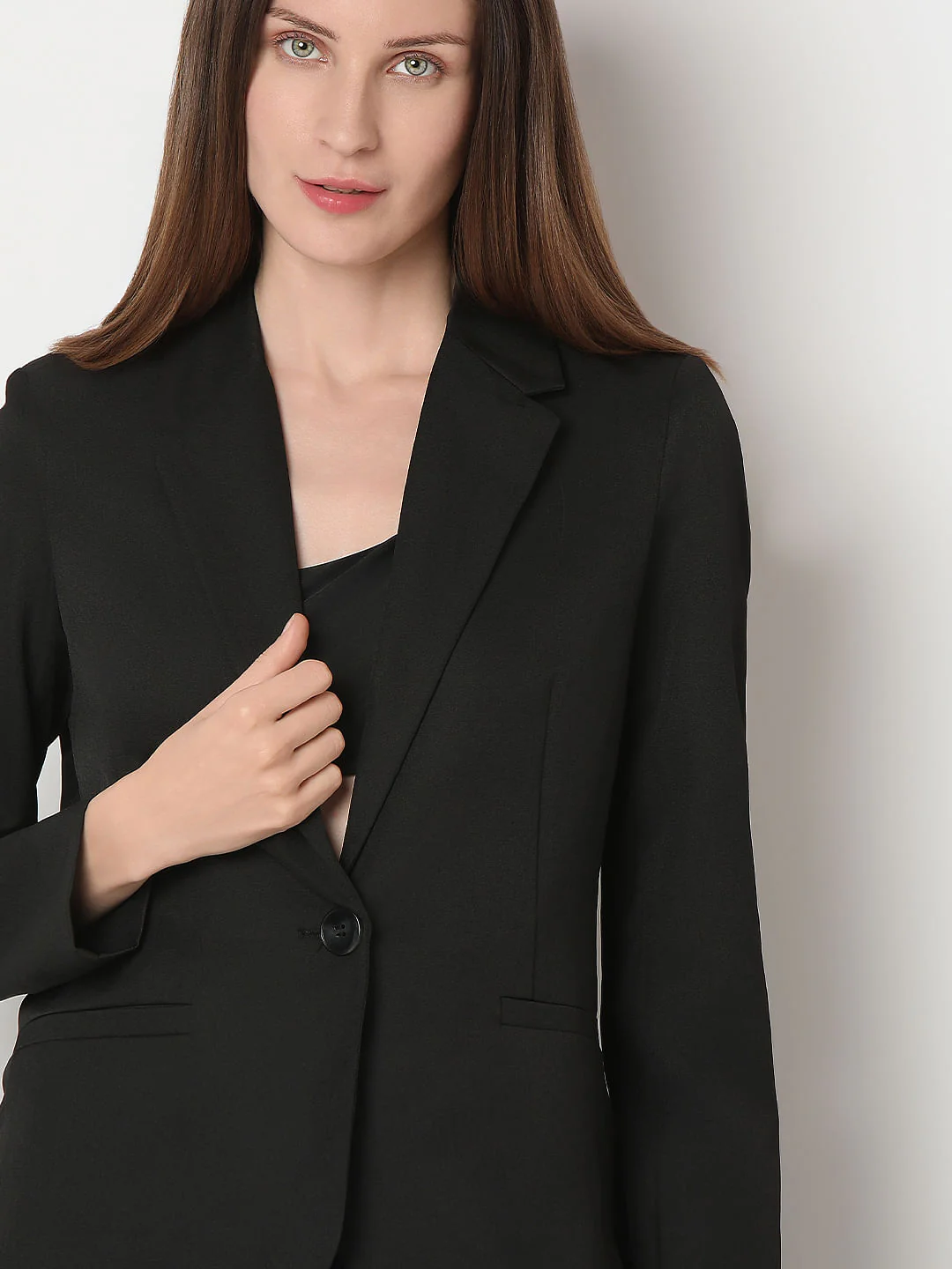 Black Single Breasted Blazer - Image 6