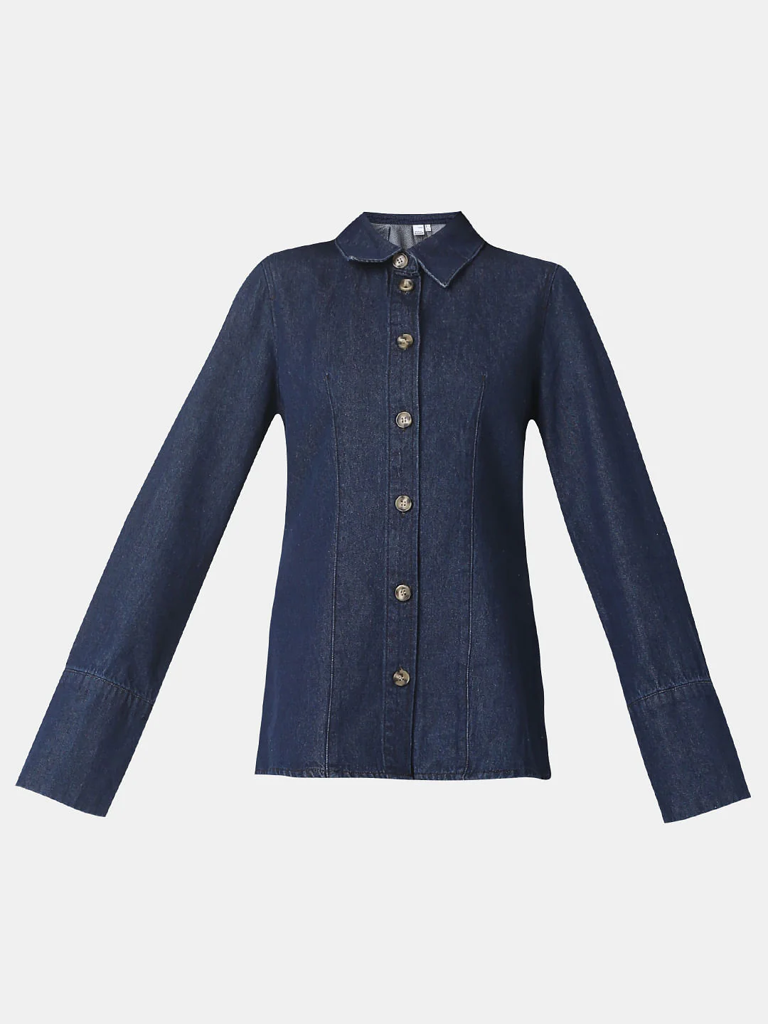 Dark Blue Denim Shacket - Image 7
