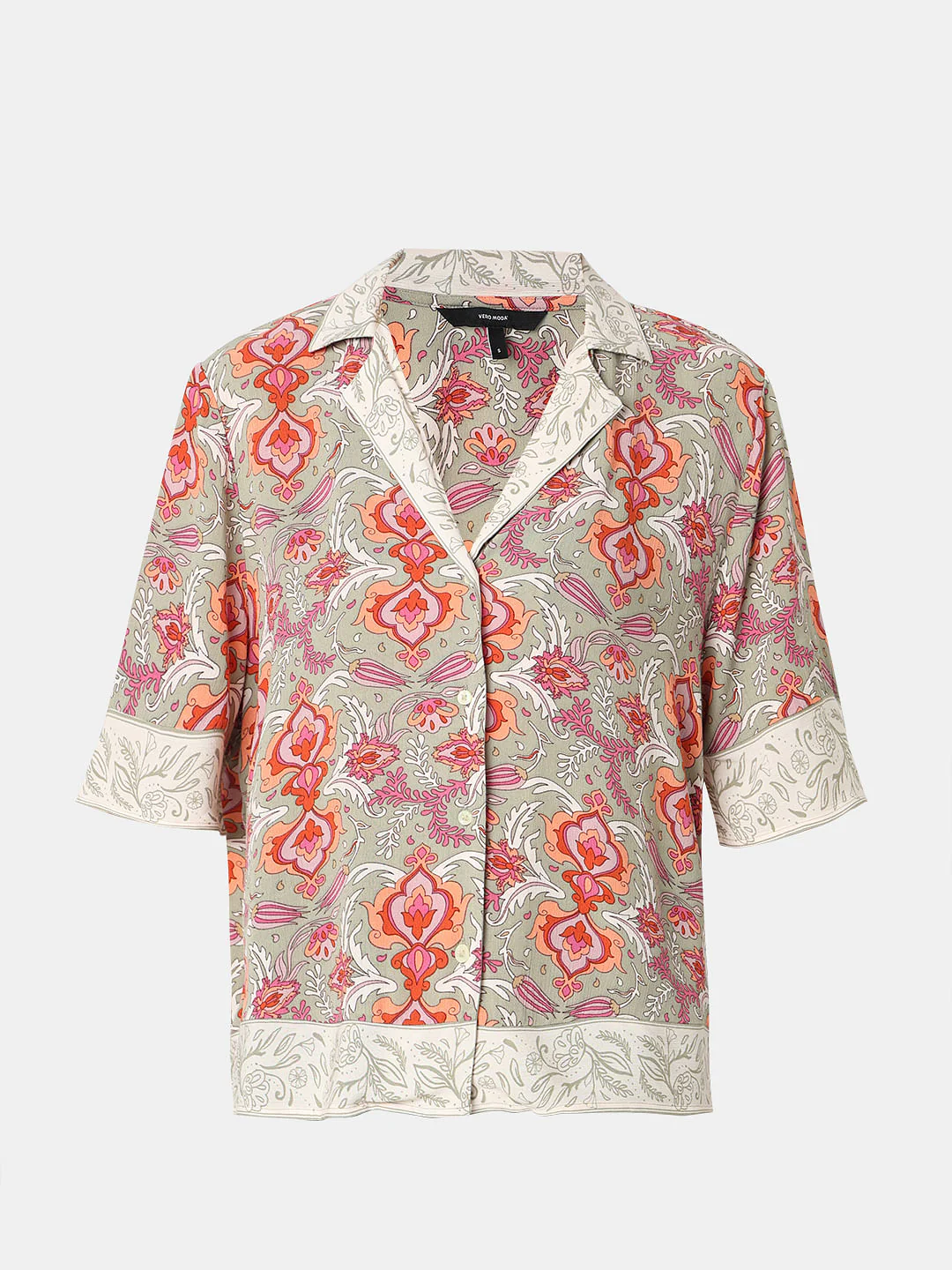 Grey Printed Shirt - Image 7