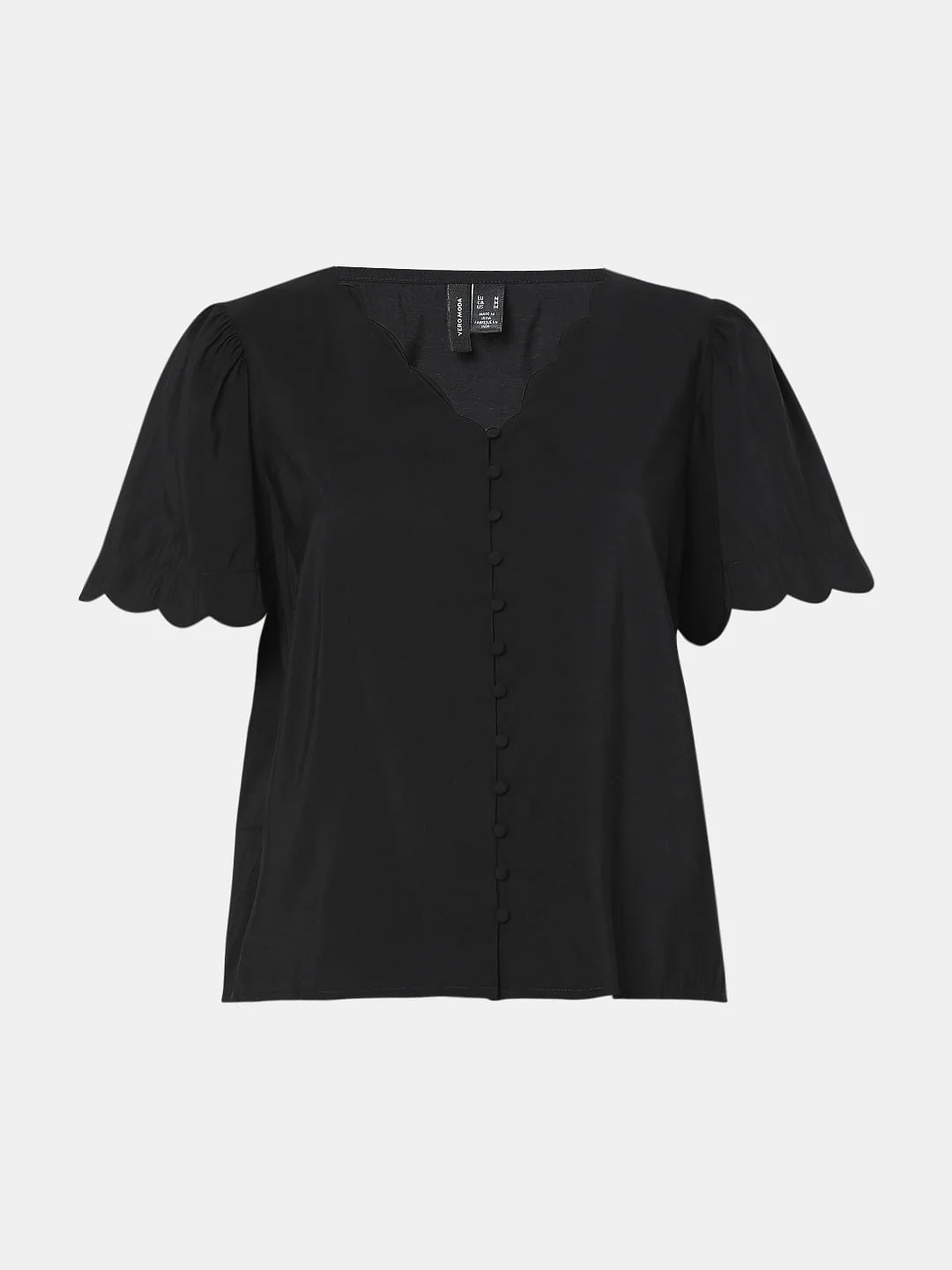Black Short Sleeves Top - Image 7