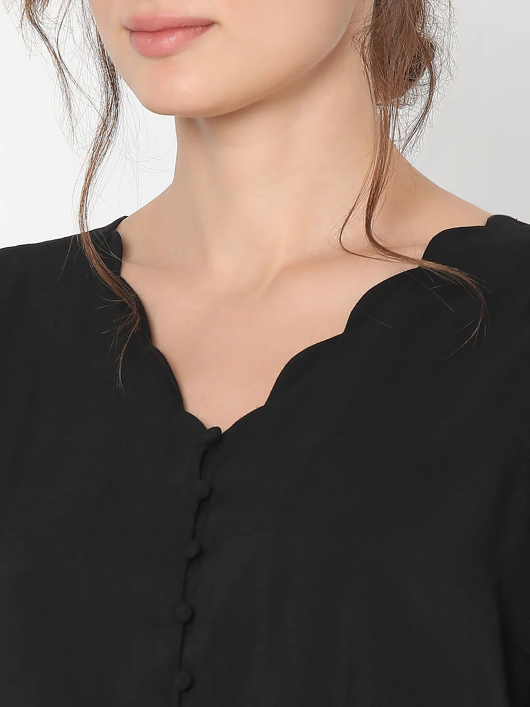 Black Short Sleeves Top - Image 8