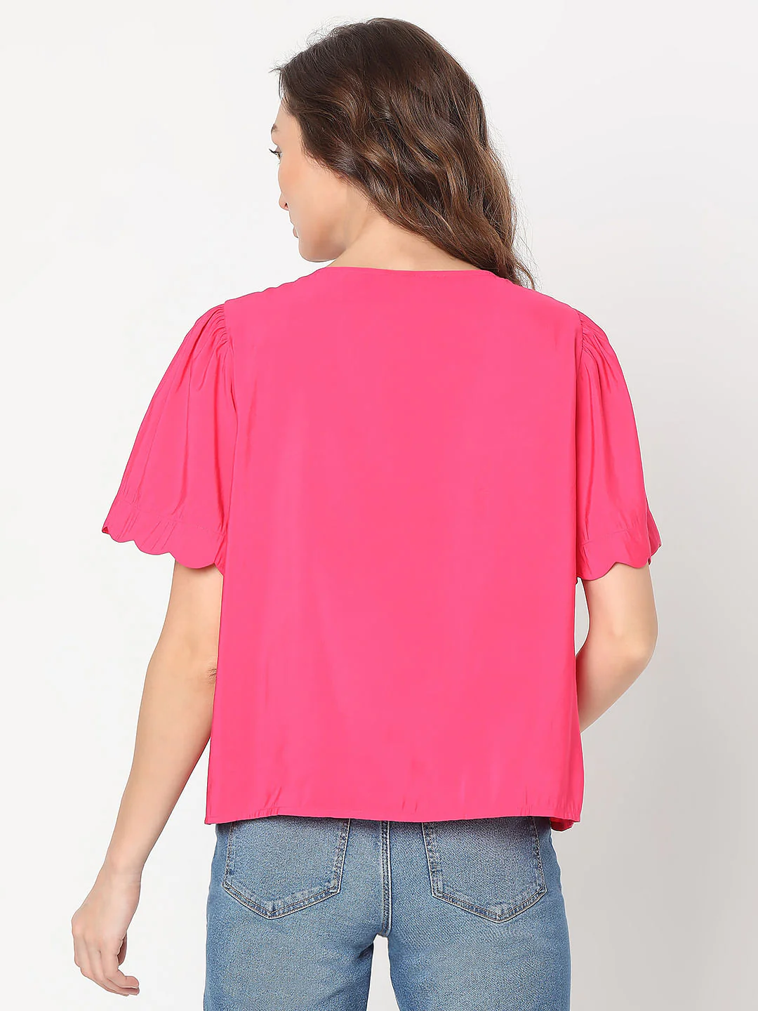 Pink Short Sleeves Top - Image 4