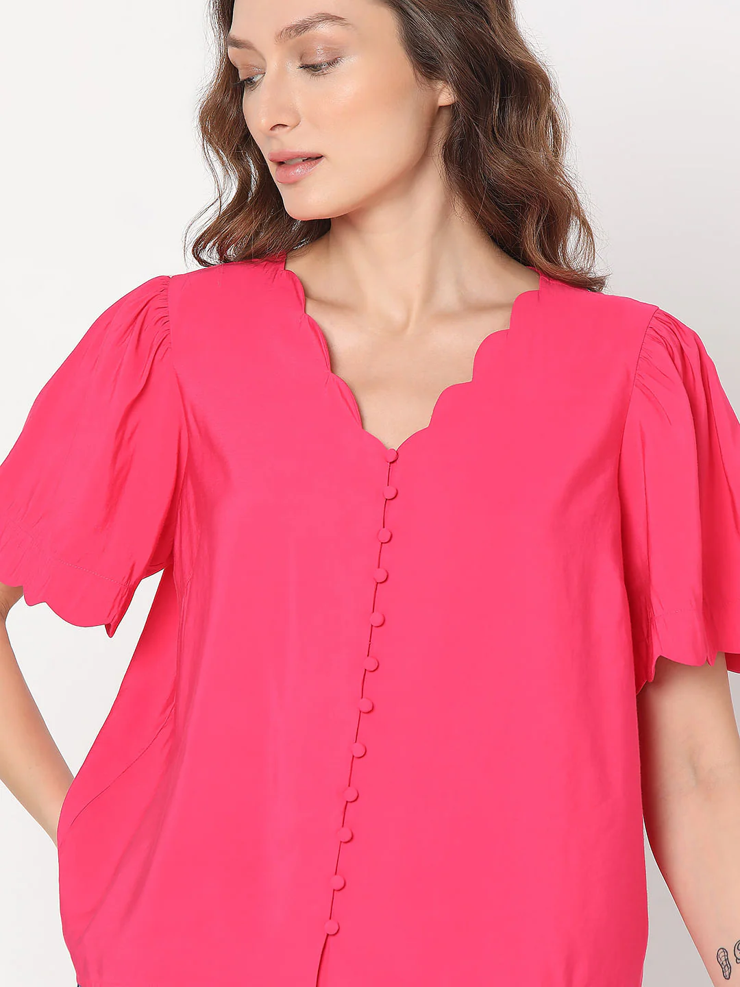 Pink Short Sleeves Top - Image 6