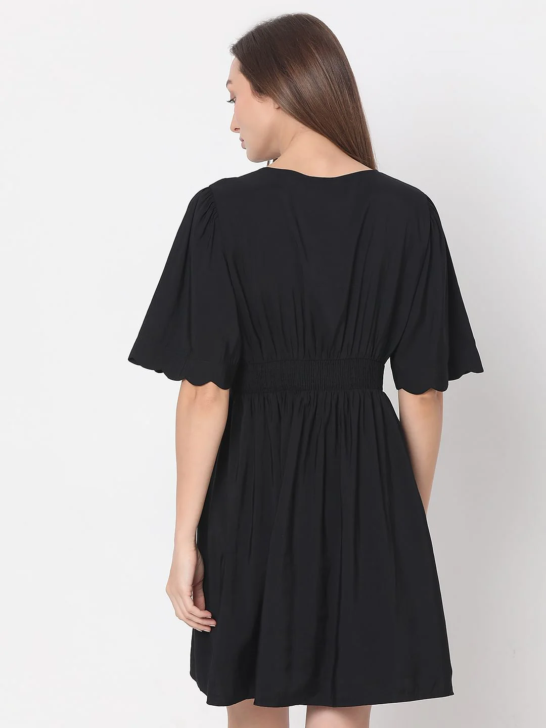 Black Fit & Flare Dress - Image 4