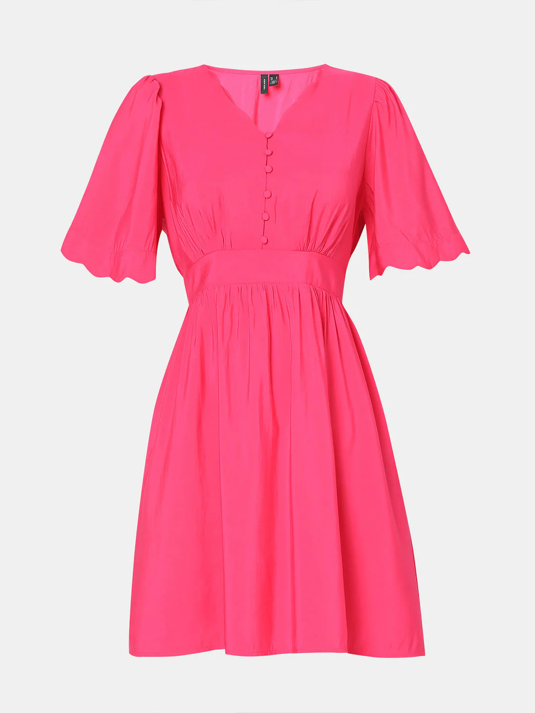 Pink Fit & Flare Dress - Image 7