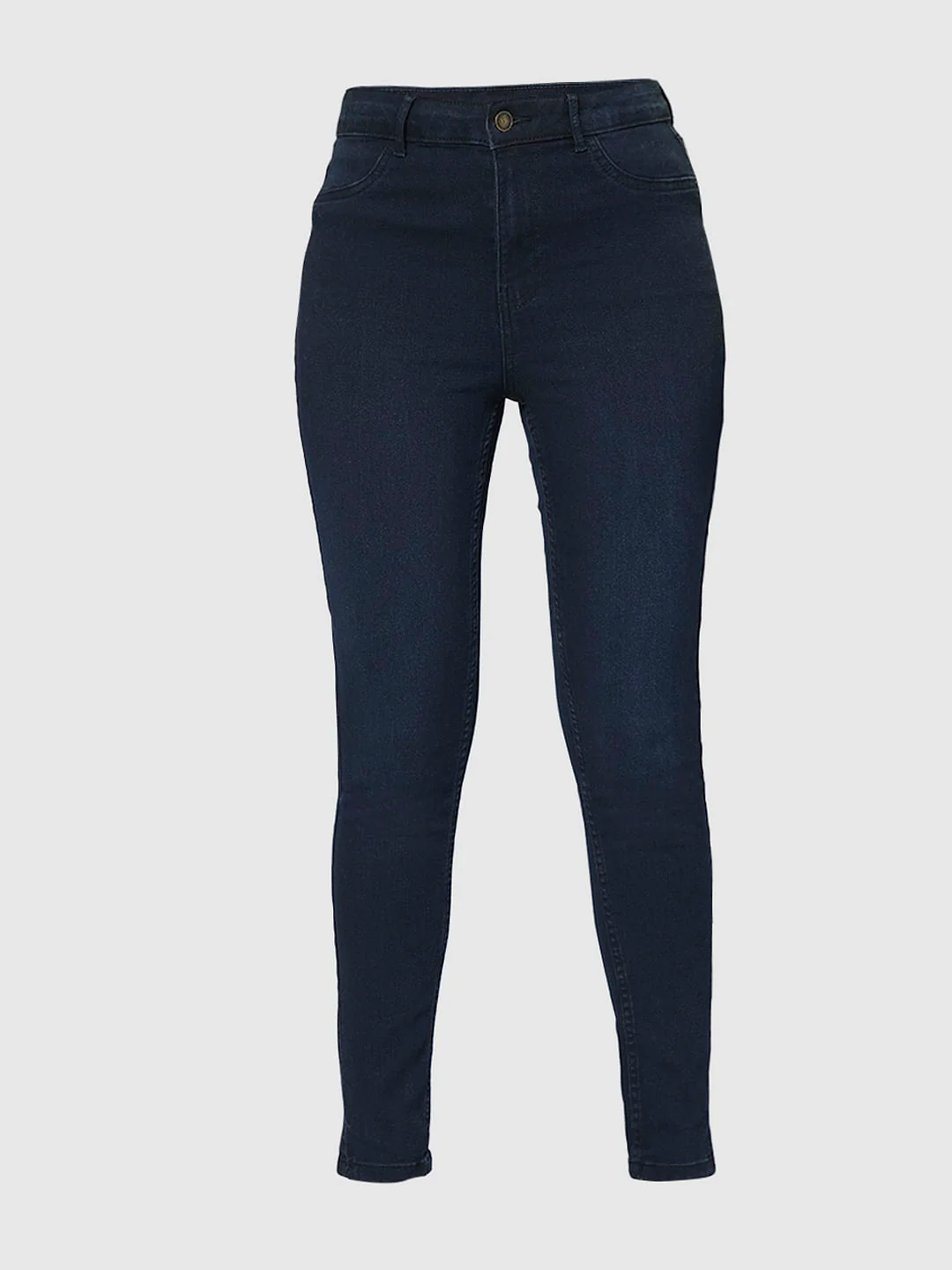 I.Scenery By Vero Moda Dark Blue High Rise Skinny Jeggings - Image 7