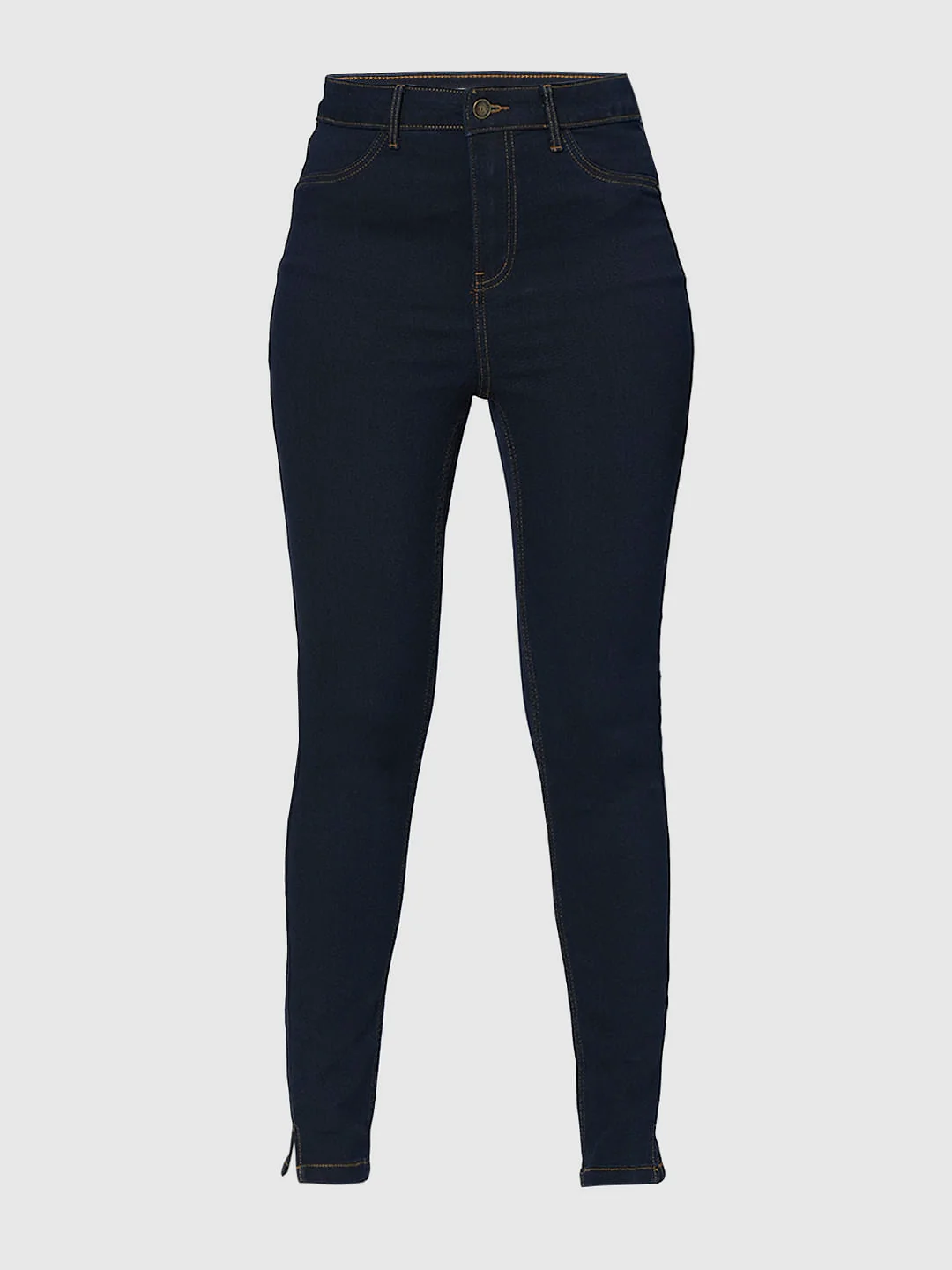 I.Scenery By Vero Moda Dark Blue High Rise Skinny Jeggings - Image 7