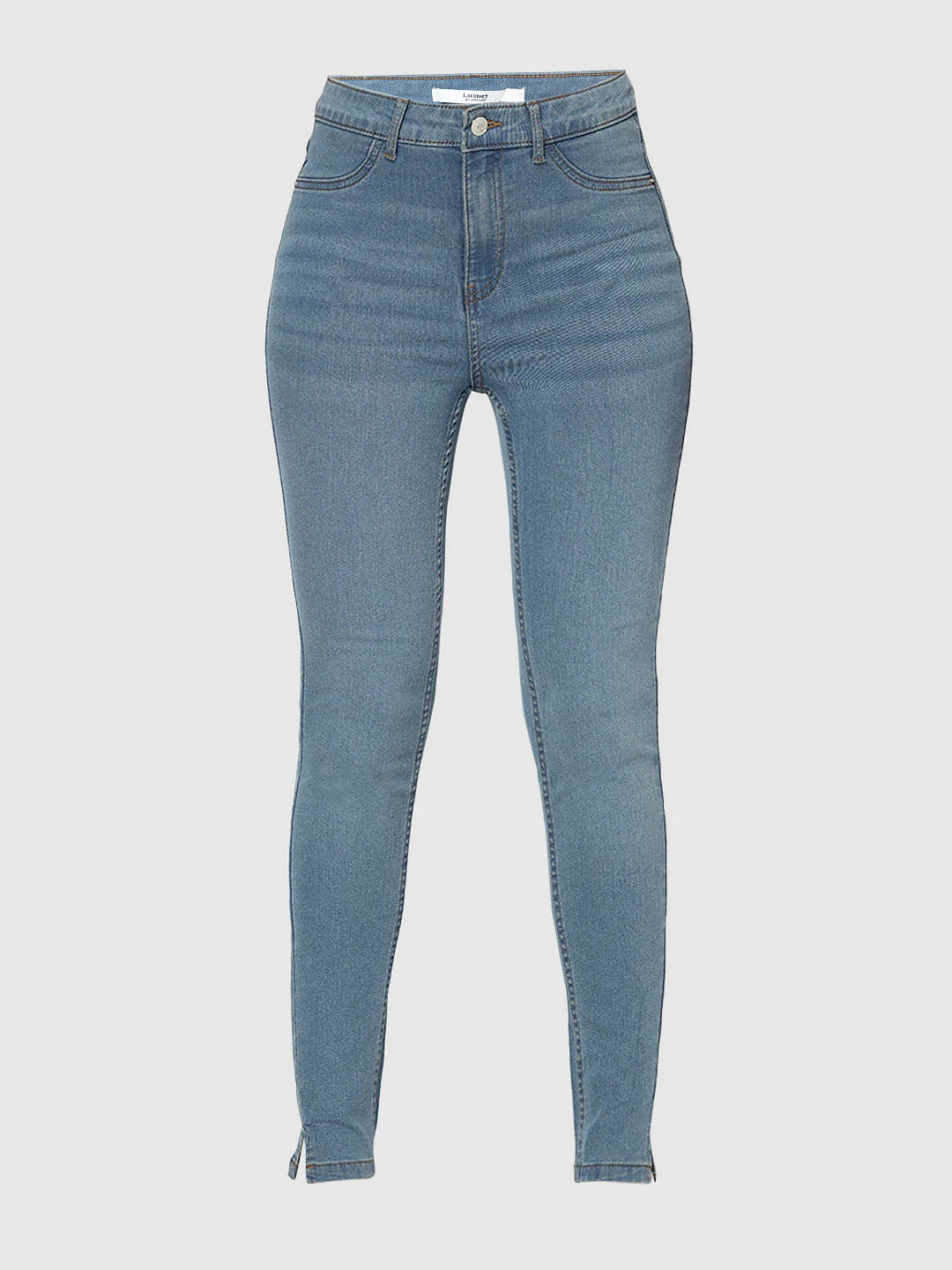 I.Scenery By Vero Moda Blue High Rise Skinny Jeggings - Image 7