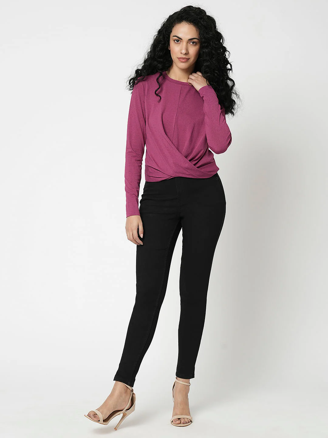 I.Scenery By Vero Moda Black High Rise Skinny Jeggings - Image 5